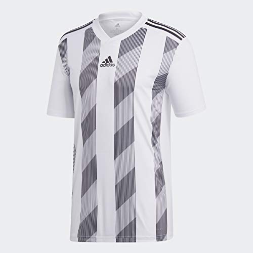 adidas Striped 19 Jersey, Collegiate Burgundy/Bright Yellow, Youth
